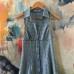 Urban Outfitters Printed Collared Mini Dress